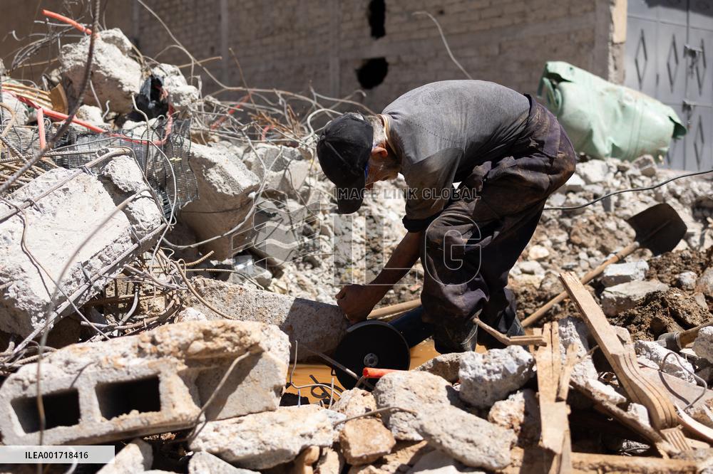 Organisation in the city after the earthquake - Amizmiz