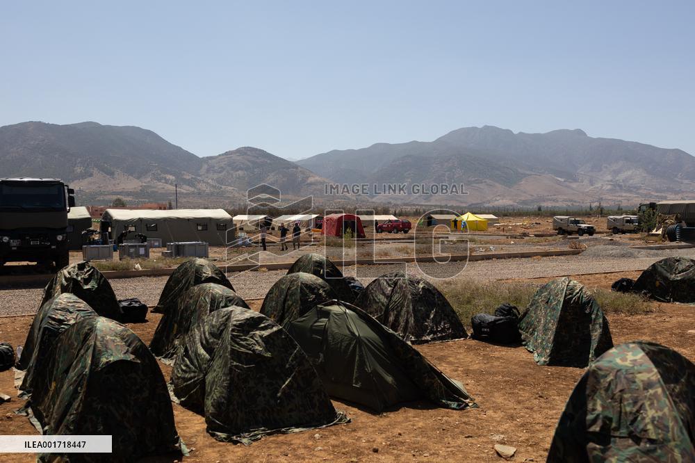 Organisation in the city after the earthquake - Amizmiz
