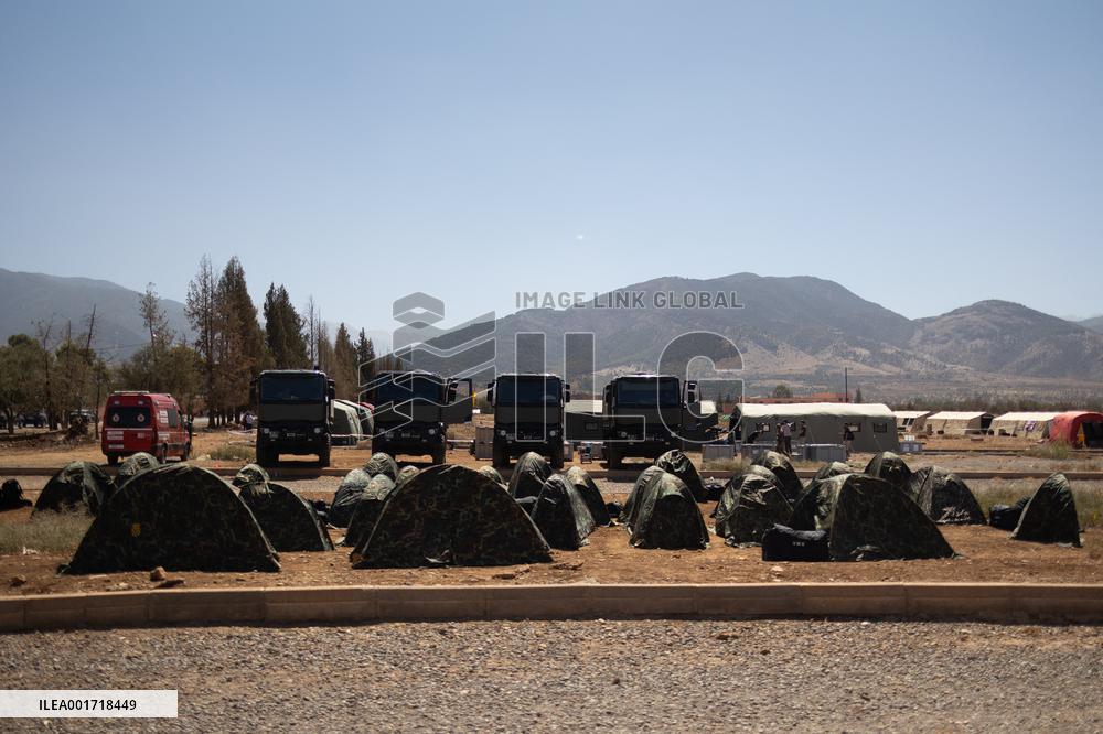 Organisation in the city after the earthquake - Amizmiz