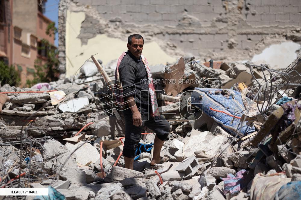 Organisation in the city after the earthquake - Amizmiz