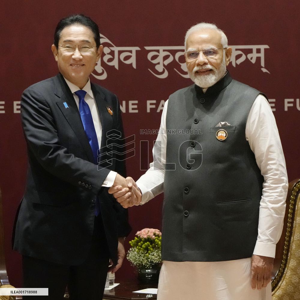 Japan-India leaders' meeting in New Delhi
