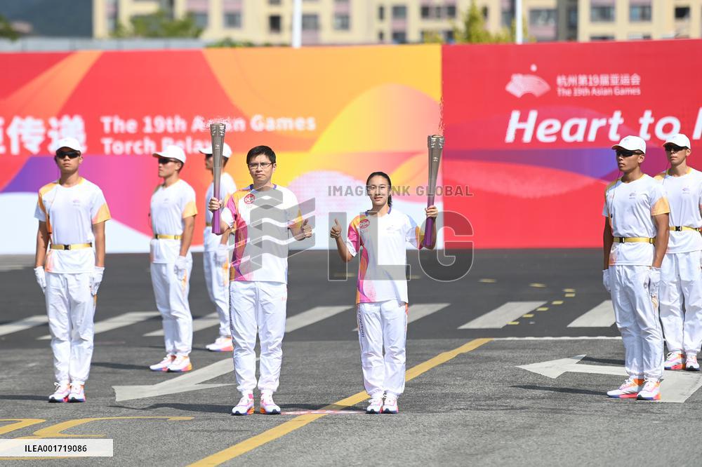 (SP)CHINA-NINGBO-ASIAN GAMES-TORCH RELAY (CN)