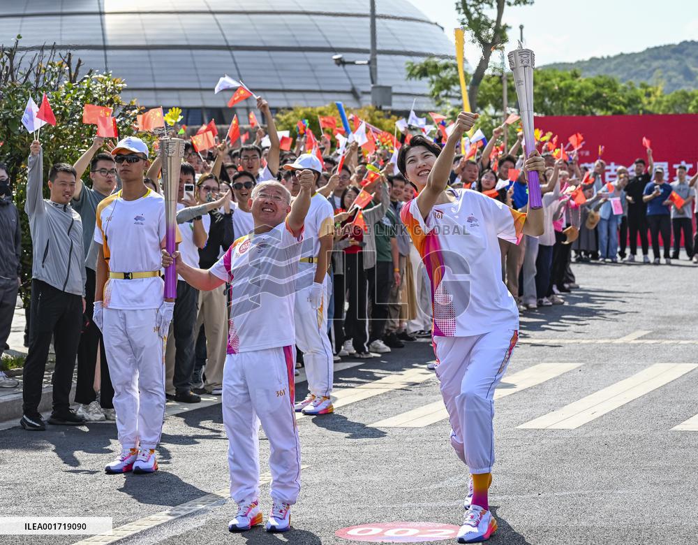 (SP)CHINA-NINGBO-ASIAN GAMES-TORCH RELAY (CN)