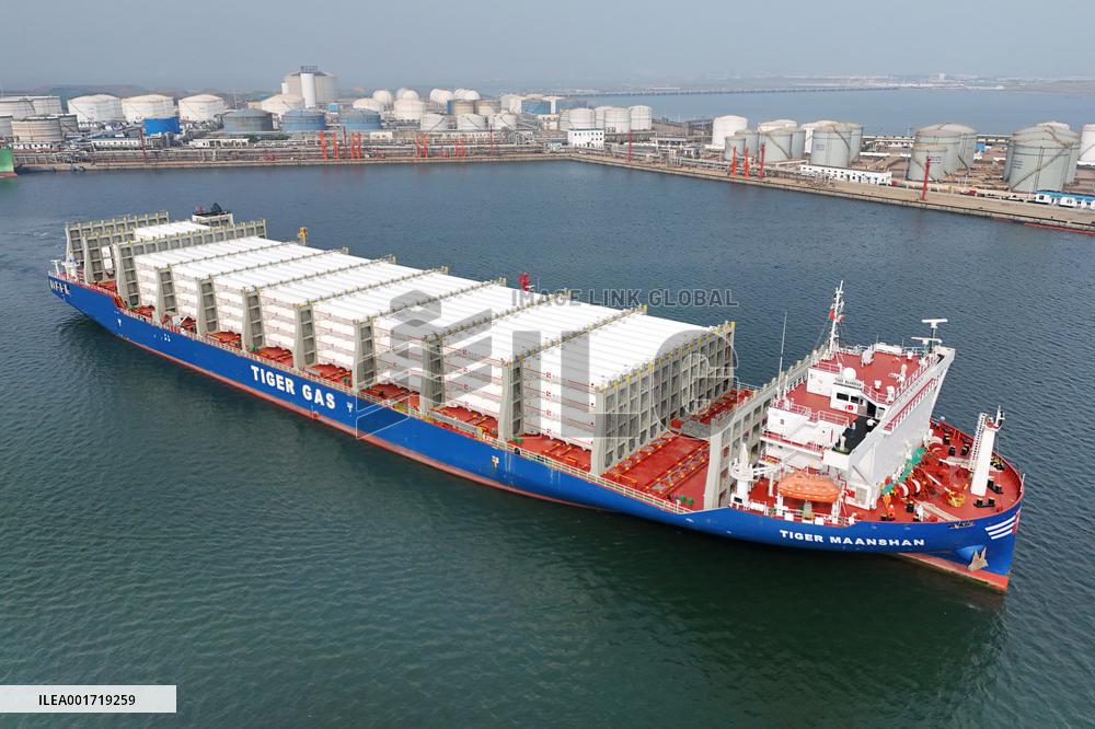 Liquefied Natural Gas Imports in Yantai Port