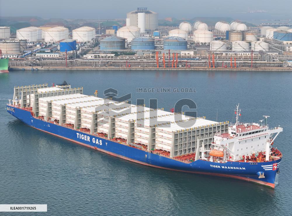 Liquefied Natural Gas Imports in Yantai Port