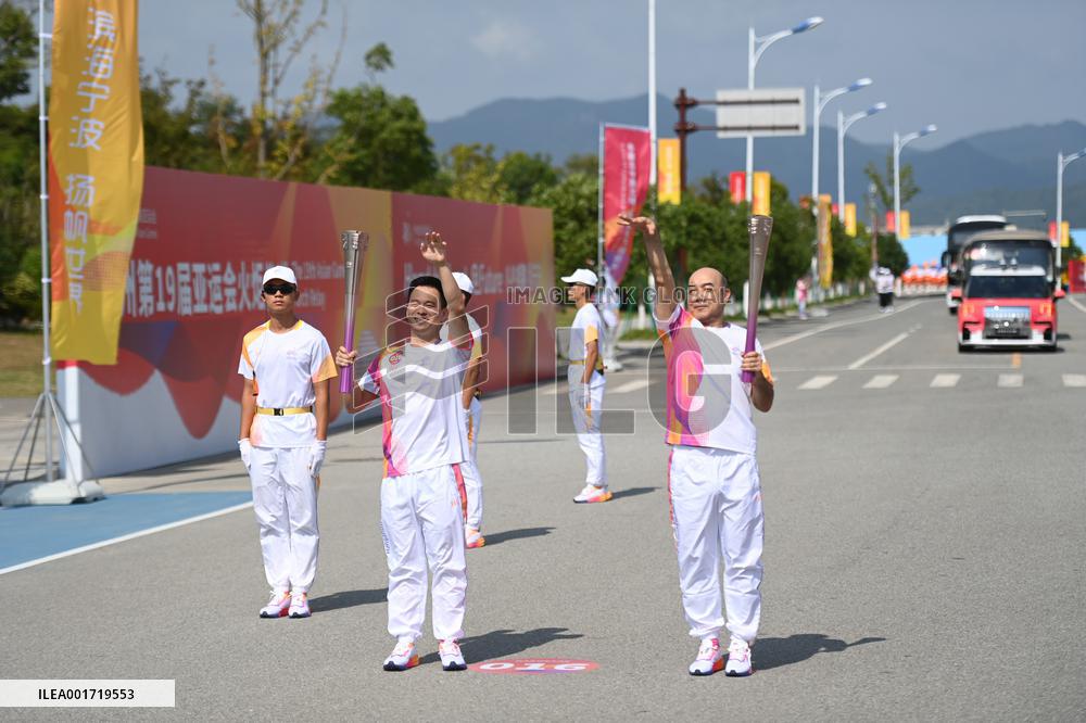 (SP)CHINA-NINGBO-ASIAN GAMES-TORCH RELAY (CN)