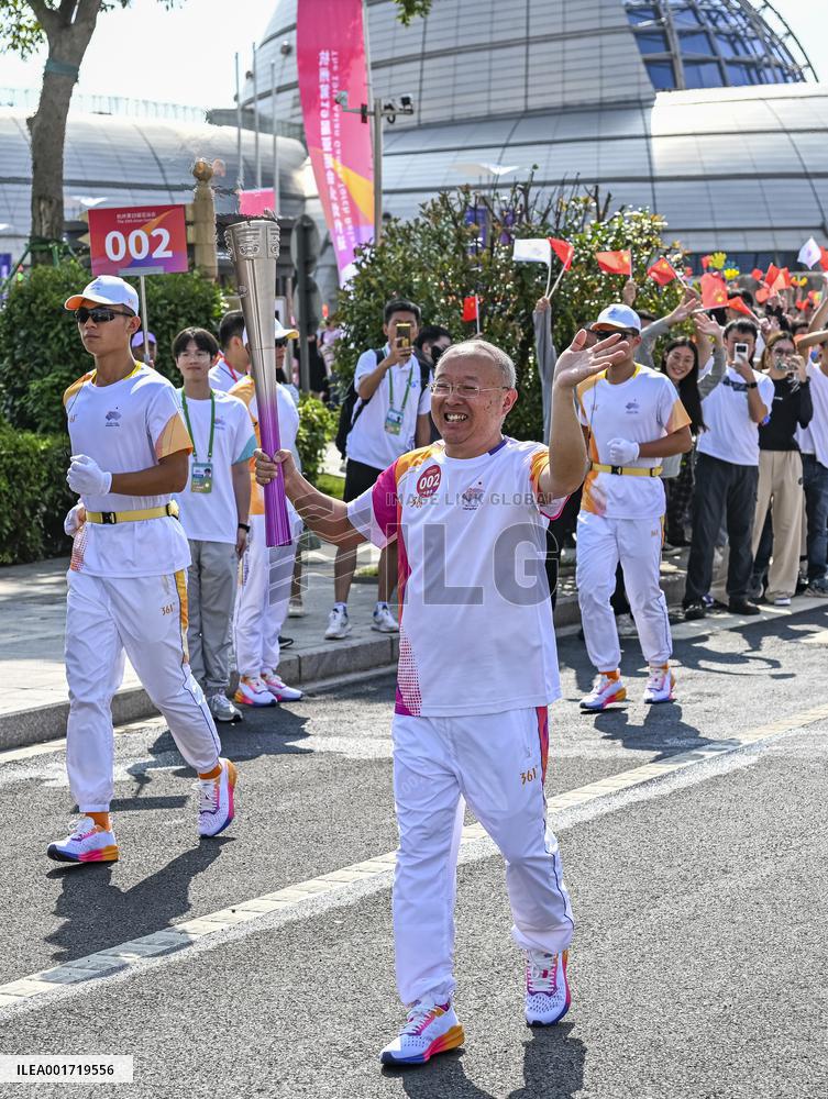 (SP)CHINA-NINGBO-ASIAN GAMES-TORCH RELAY (CN)