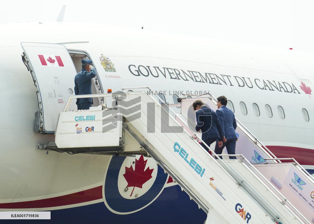 Trudeau Departs New Delhi