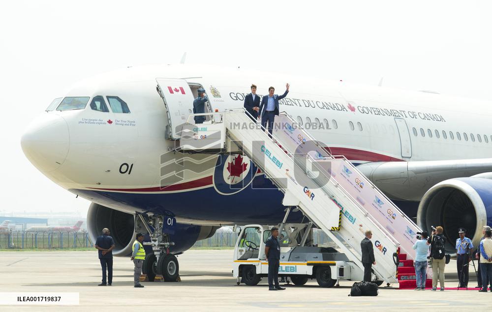 Trudeau Departs New Delhi