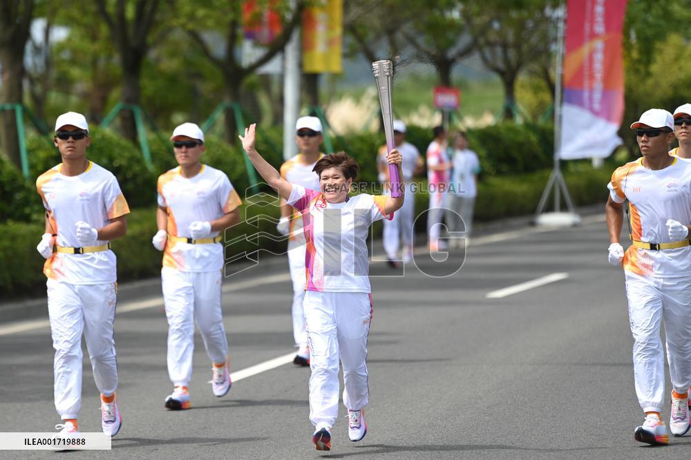 (SP)CHINA-NINGBO-ASIAN GAMES-TORCH RELAY (CN)