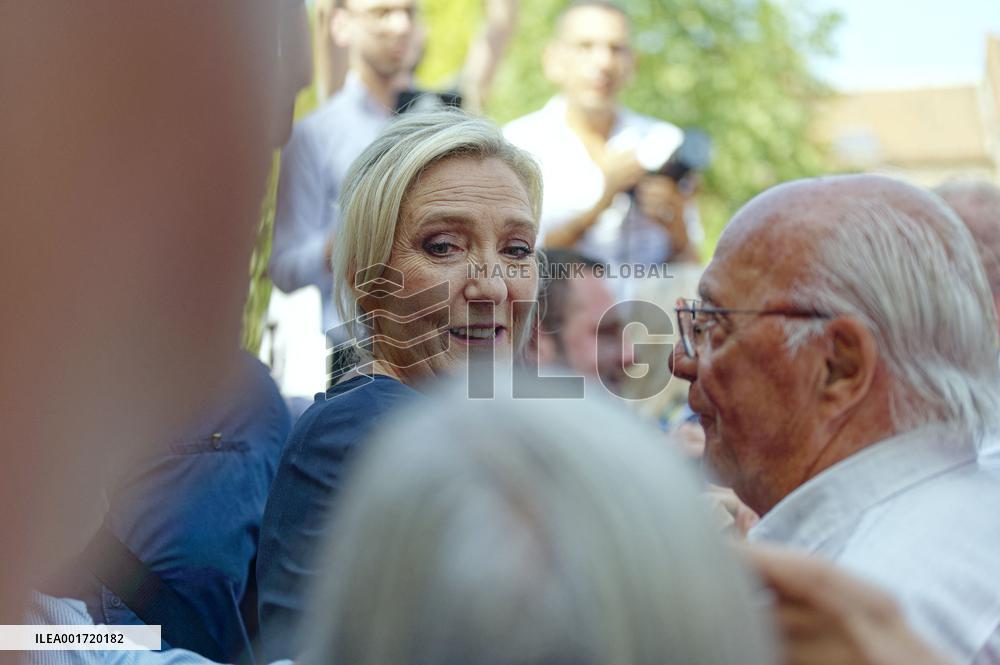 Marine Le Pen At The Grande Braderie Inauguration - Henin-Beaumont