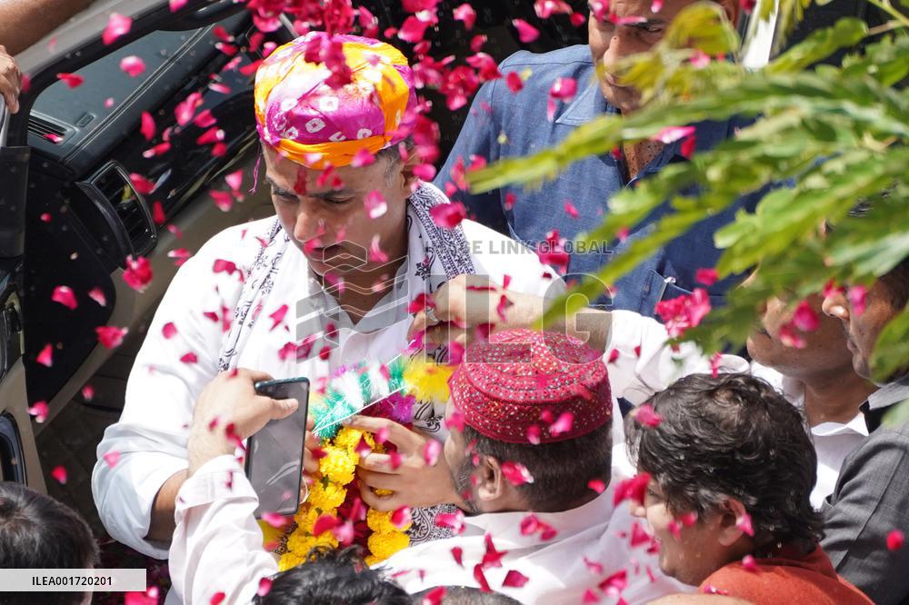 Indian Congress leader Sachin Pilot Visits - Ajmer