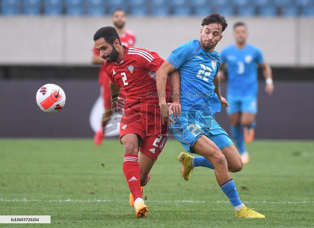 (SP)CHINA-DALIAN-FOOTBALL-AFC U23 ASIAN CUP QUALIFIERS