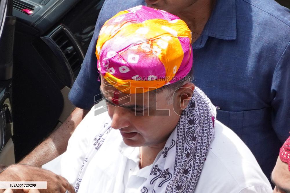 Indian Congress leader Sachin Pilot Visits - Ajmer