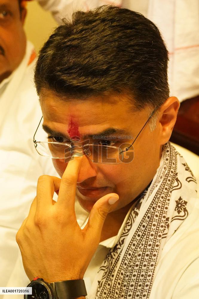 Indian Congress leader Sachin Pilot Visits - Ajmer