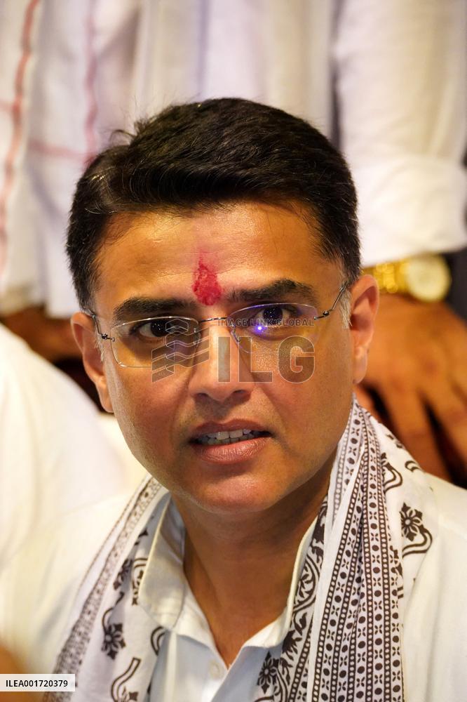 Indian Congress leader Sachin Pilot Visits - Ajmer
