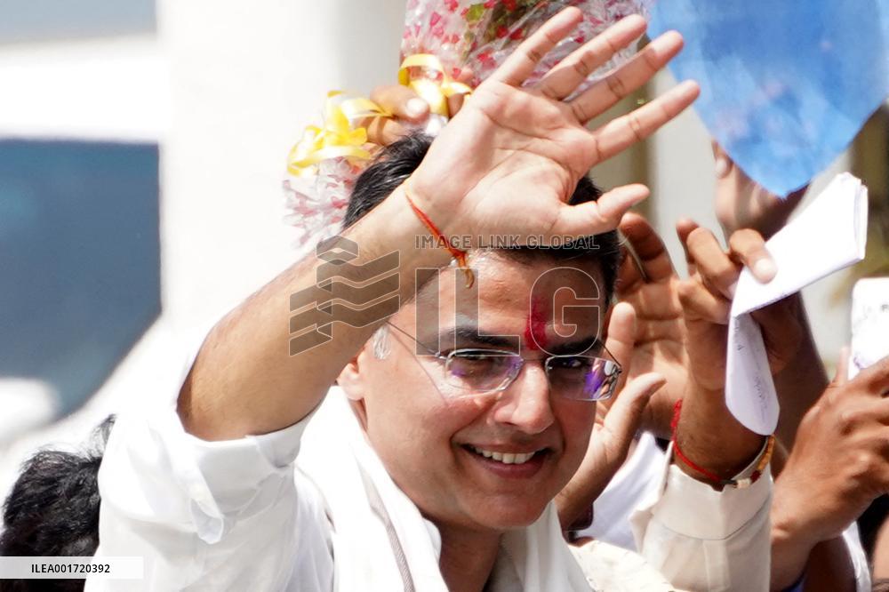 Indian Congress leader Sachin Pilot Visits - Ajmer