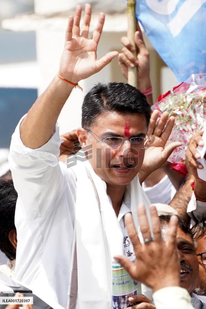 Indian Congress leader Sachin Pilot Visits - Ajmer