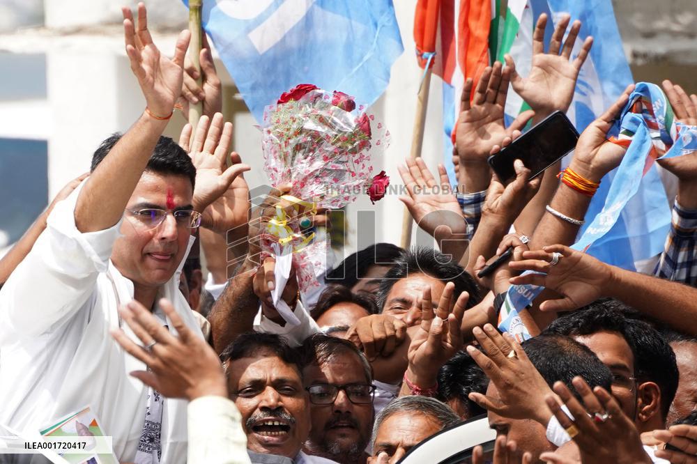 Indian Congress leader Sachin Pilot Visits - Ajmer