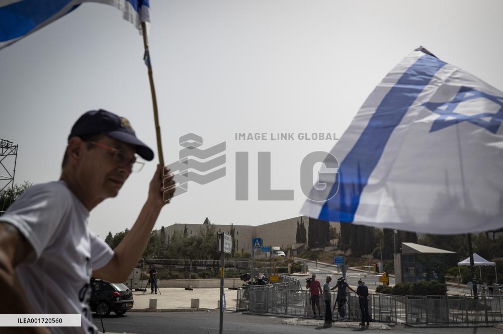 MIDEAST-JERUSALEM-ISRAEL-SUPREME COURT-JUDICIAL OVERHAUL-HEARING