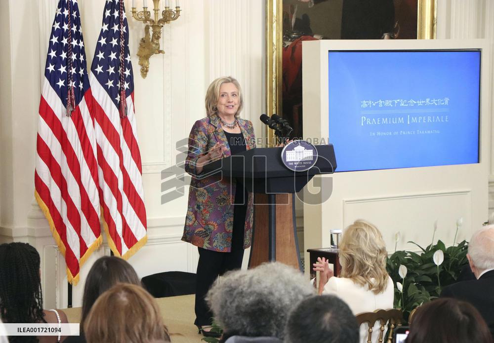 Hillary Clinton returns to White House