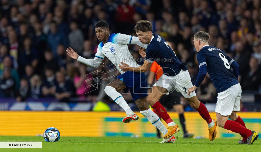 (SP)BRITAIN-GLASGOW-FOOTBALL-FRIENDLY MATCH-SCOTLAND VS ENGLAND