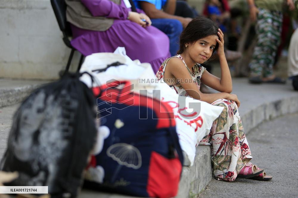 LEBANON-SIDON-REFUGEE CAMP-CLASHES-UN SHELTER