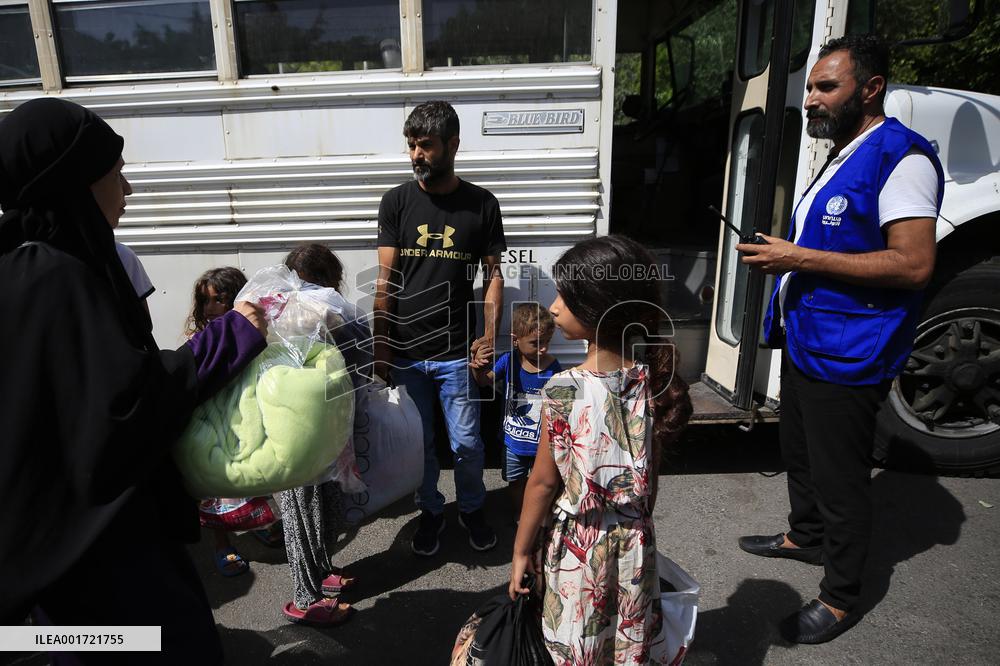LEBANON-SIDON-REFUGEE CAMP-CLASHES-UN SHELTER