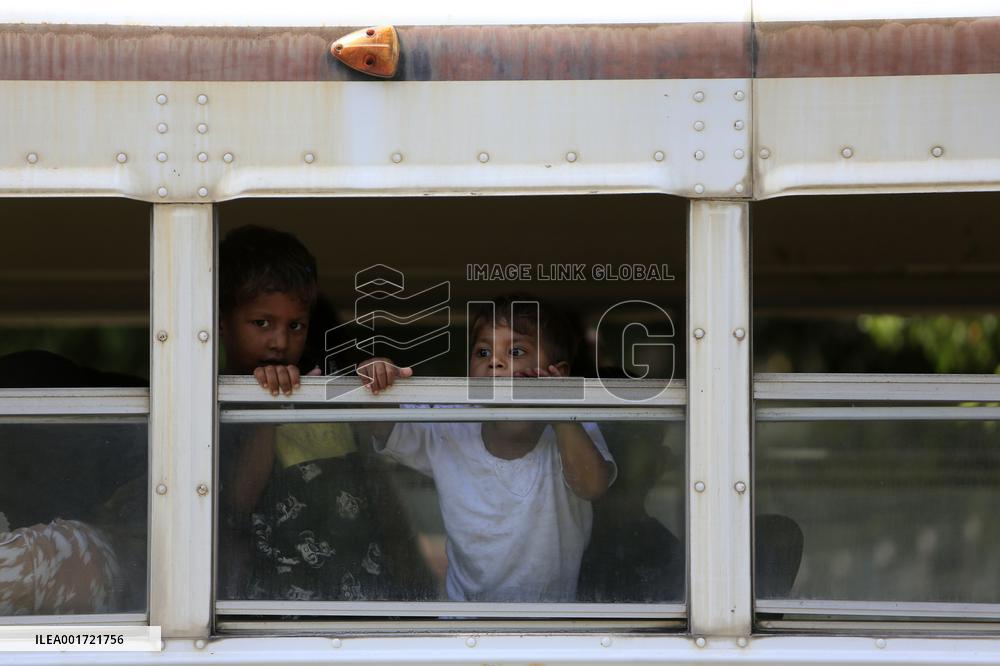 LEBANON-SIDON-REFUGEE CAMP-CLASHES-UN SHELTER