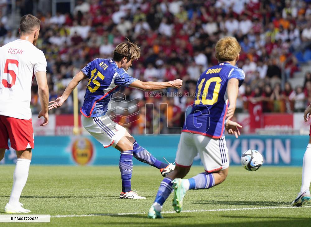 Football: Japan-Turkey friendly