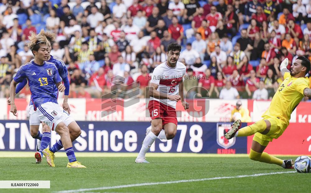 Football: Japan-Turkey friendly