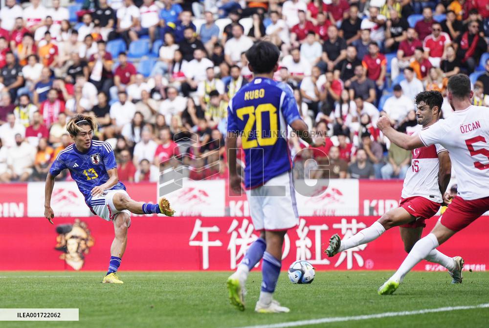 Football: Japan-Turkey friendly