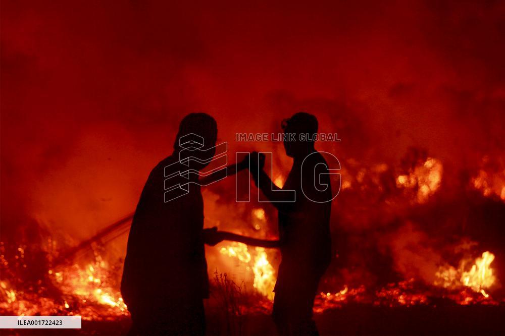 INDONESIA-SOUTH SUMATRA-PEATLAND FIRE