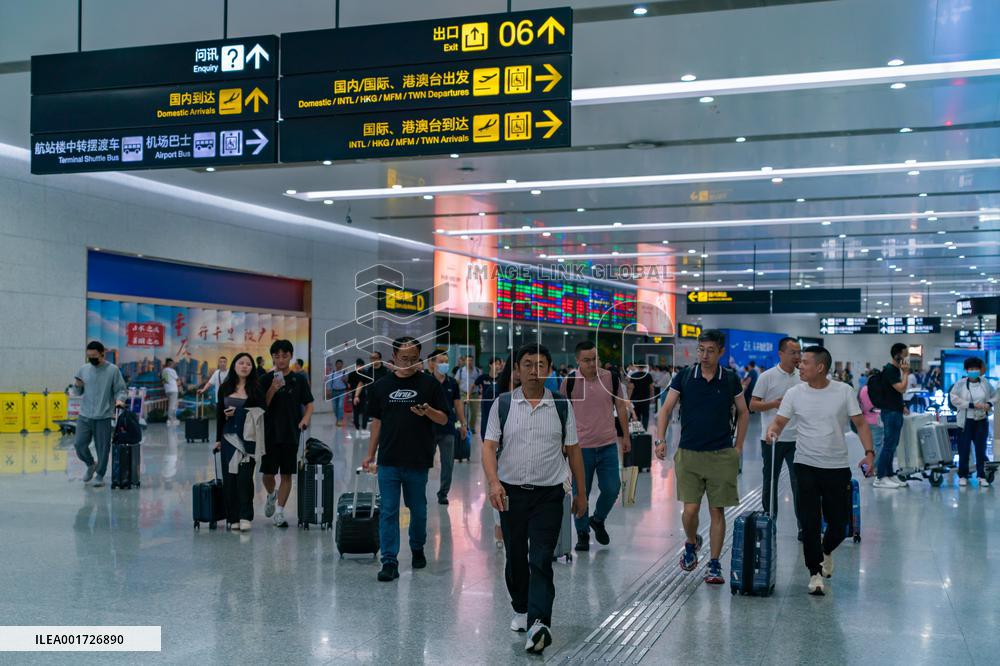 Jiangbei International Airport in Chongqing, China