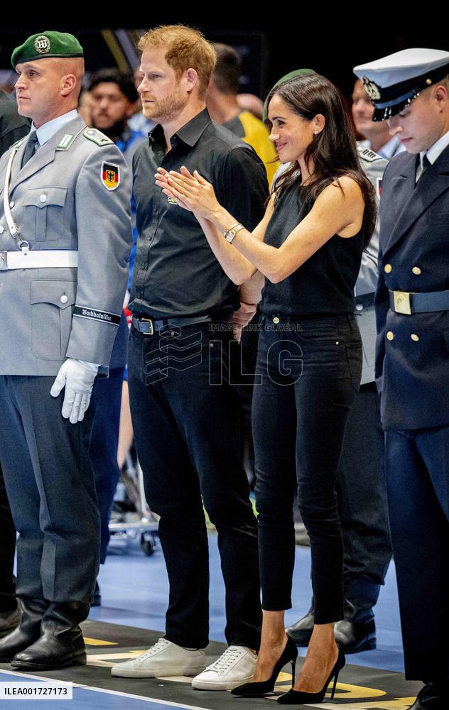 Harry And Meghan Watch The Wheelchair Basketball Finals - Dusseldorf