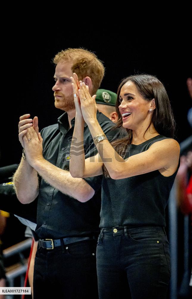 Harry And Meghan Watch The Wheelchair Basketball Finals - Dusseldorf