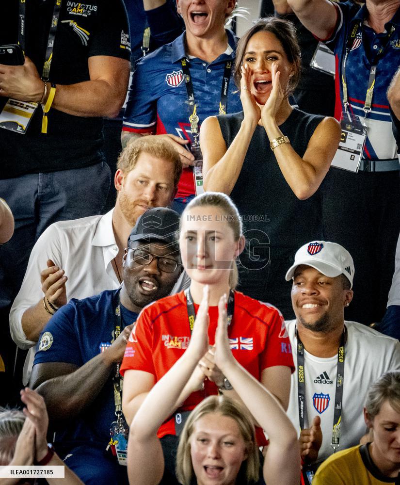 Harry And Meghan Watch The Wheelchair Basketball Finals - Dusseldorf