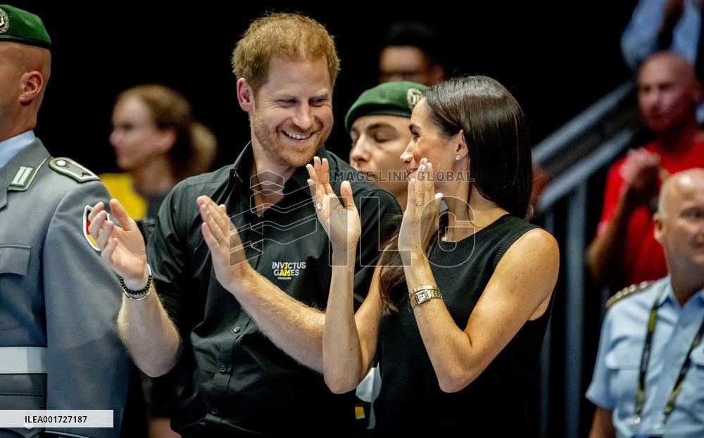 Harry And Meghan Watch The Wheelchair Basketball Finals - Dusseldorf
