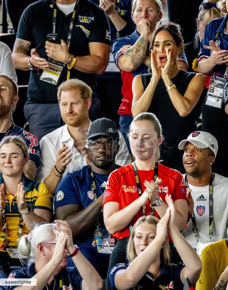Harry And Meghan Watch The Wheelchair Basketball Finals - Dusseldorf