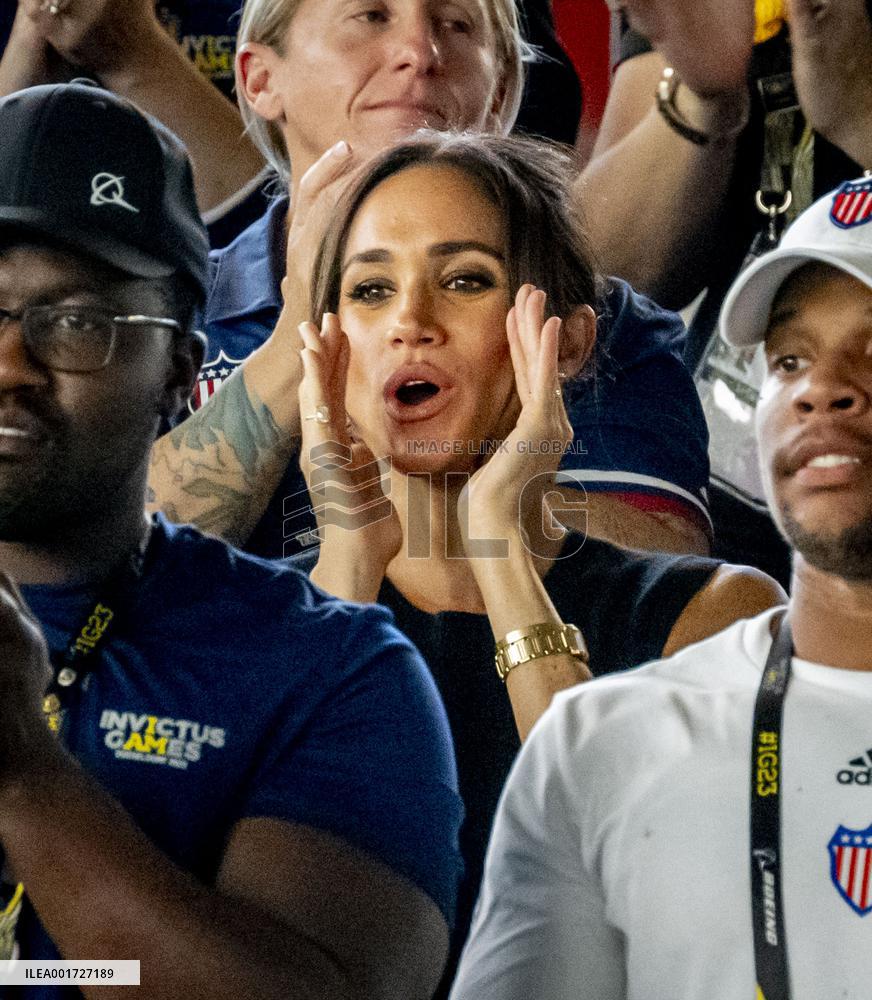 Harry And Meghan Watch The Wheelchair Basketball Finals - Dusseldorf