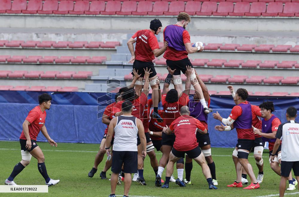 Rugby World Cup: Japan team's training