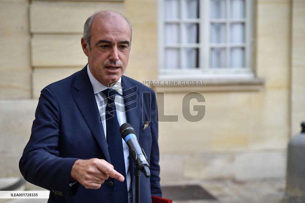 Political Leaders At Matignon - Paris