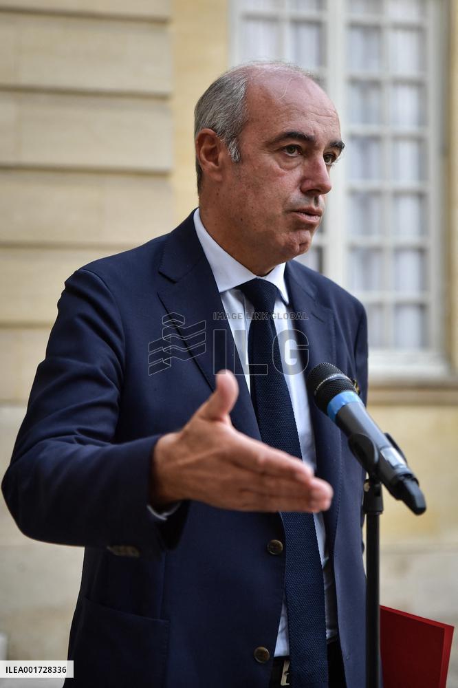 Political Leaders At Matignon - Paris