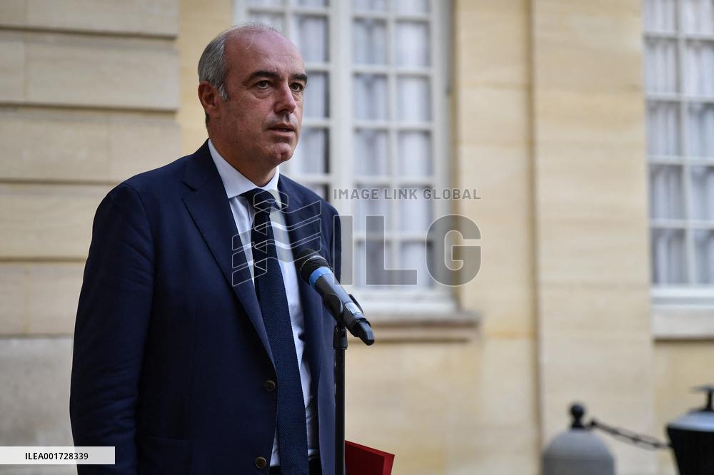 Political Leaders At Matignon - Paris