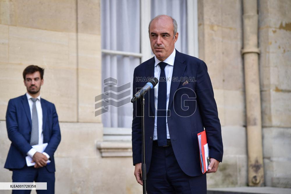Political Leaders At Matignon - Paris