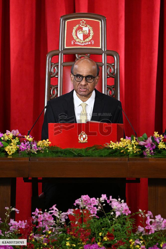SINGAPORE-THARMAN SHANMUGARATNAM-PRESIDENT-SWEARING-IN