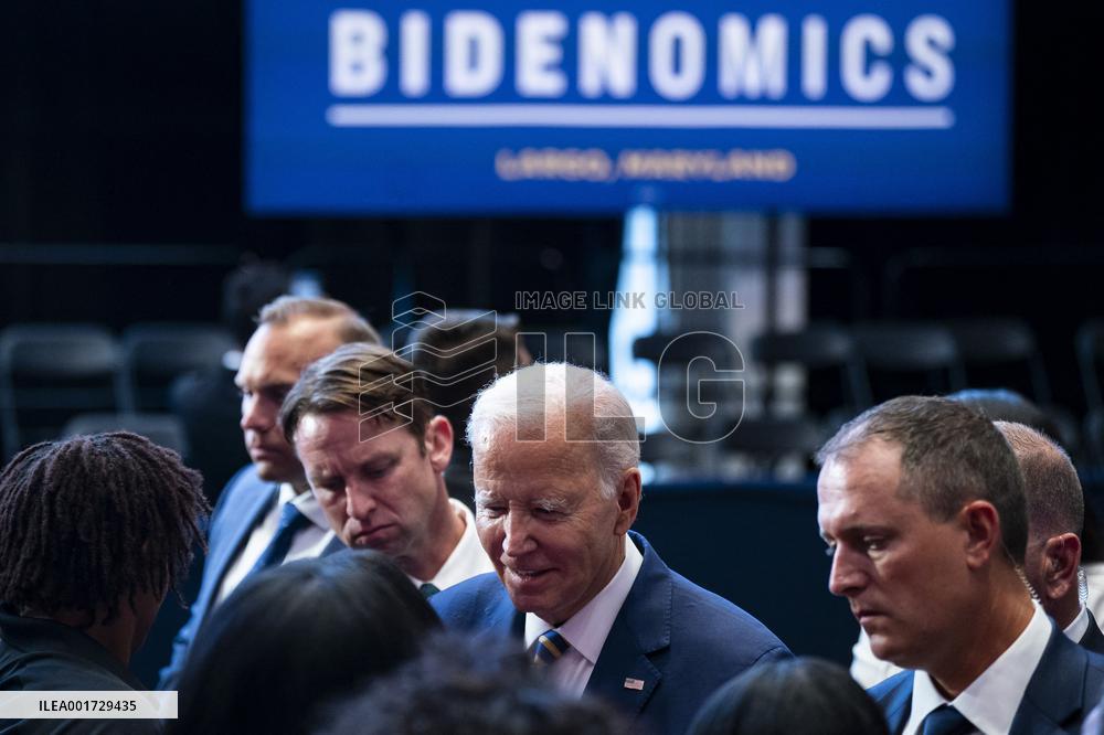 Biden Delivers Remarks On Bidenomics - Maryland