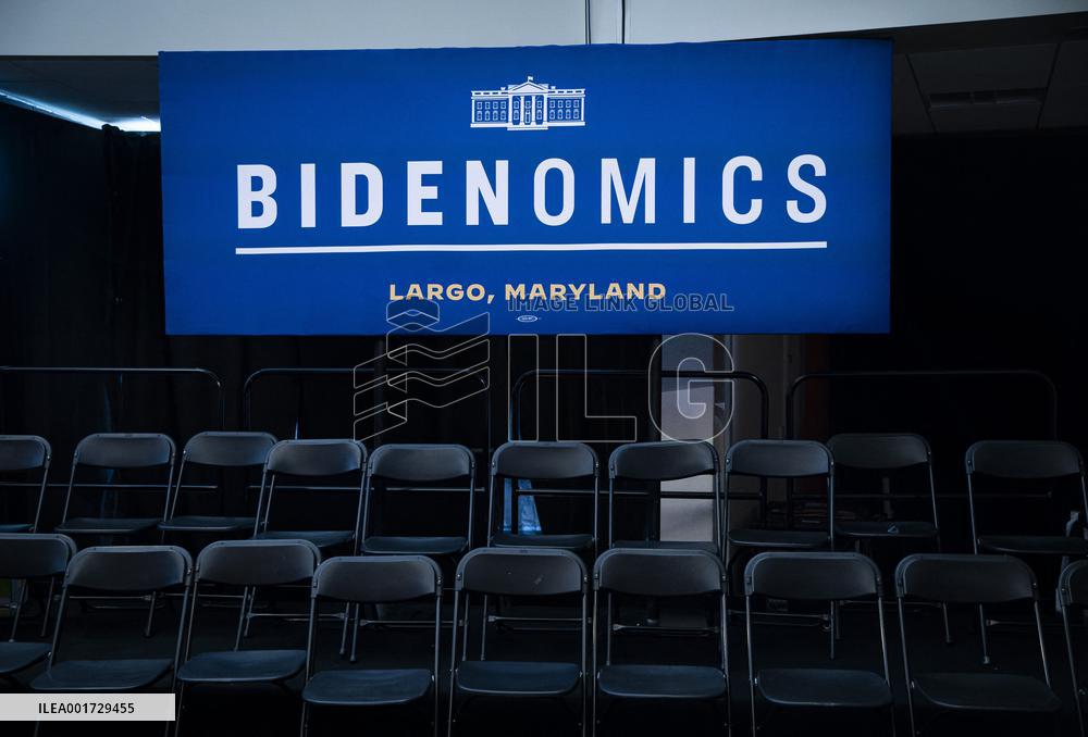 Biden Delivers Remarks On Bidenomics - Maryland