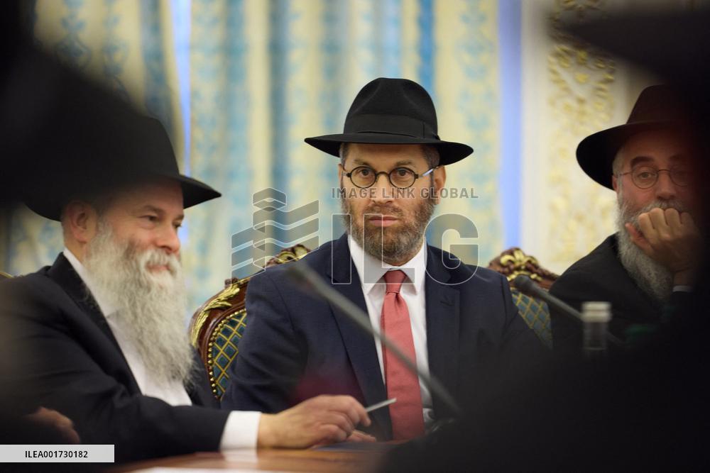 Zelensky Marks Rosh Hashanah - Kyiv