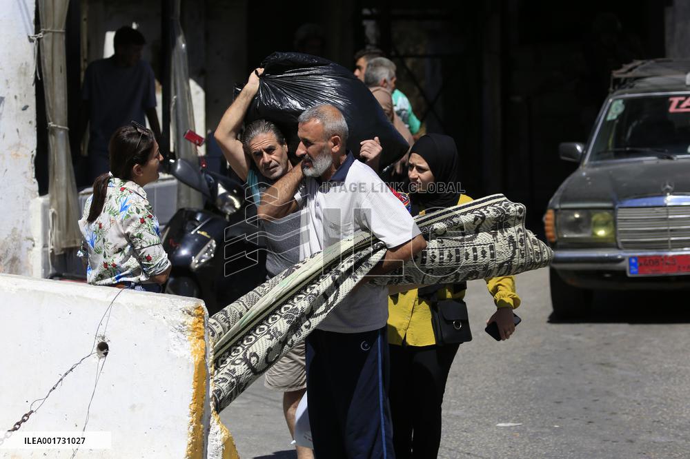 LEBANON-SIDON-REFUGEE CAMP-CEASEFIRE